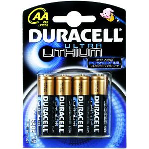 Duracell Ultra Lithium AA 4 Pack