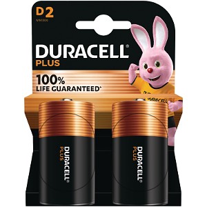 Duracell Plus Power D Size (Pack of 2)