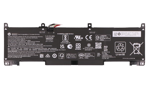 M02027-005 Battery (3 Cells)