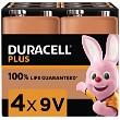 Duracell Plus 9V 4 Pack