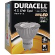 LED GU10 4.5W Clear Spotlight Bulb