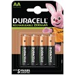 Duracell Rechargeable AA 4 Pack 2500mAh