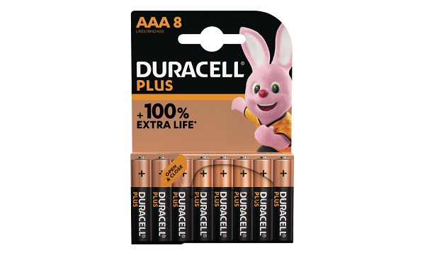 Duracell Plus AAA 8 Pack