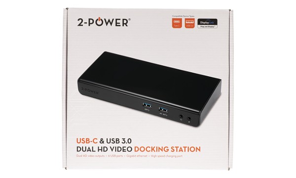 40A90090US USB-C & USB 3.0 Dual Display Dock