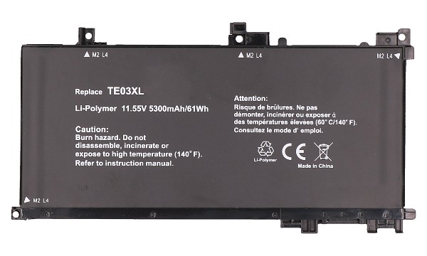 OMEN 15-ax024TX Battery (3 Cells)