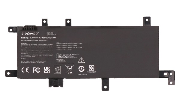 Vivobook A580U Battery (2 Cells)