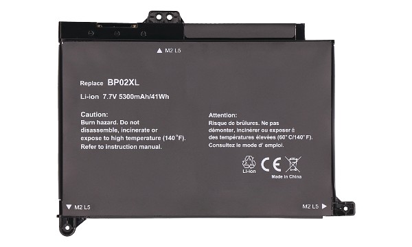 Pavilion 15-au131TX Battery (2 Cells)