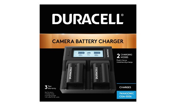 Lumix FZ30-K Panasonic CGA-S006 Dual Battery Charger