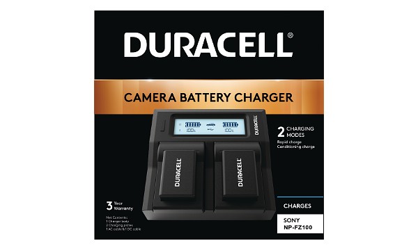 A7S III Duracell LED Dual DSLR Battery Charger